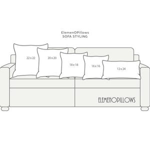 OUTDOOR Throw Pillow Insert, Outdoor Pillow Inserts, OUTDOOR Cushions, 12x16, 14x14, 16x16, 18x18, 20x20, 22x22, 24x24, ALL Sizes bild 8