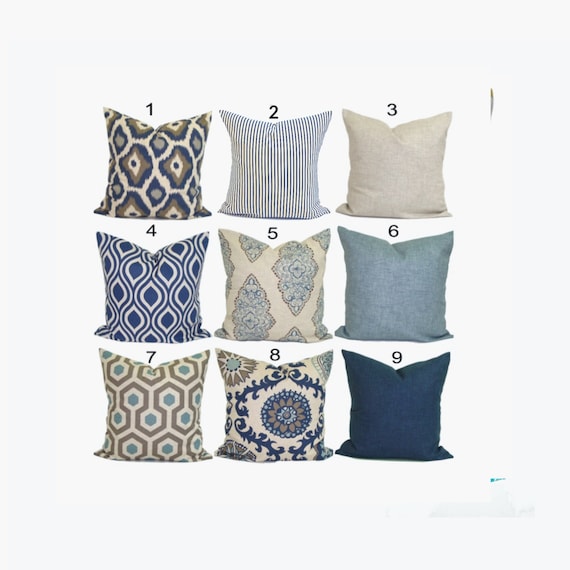 Indigo Blue Pillow. Indigo Blue Decor Blue Throw Pillow Indigo Blue Pillow