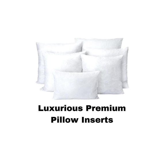 Down Alternative Pillow Inserts, ALL SIZES, Hypoallergenic Pillow, Throw Pillow Insert, SYNTHETIC Down Pillows, Decorative Pillow Insert