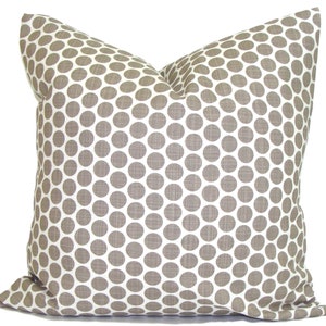 Tan Pillow Cover Sale, Tan PILLOW Covers, Tan Throw Pillow Cover for 18x18 and 22x22 Pillow Inserts, Paco Ecru
