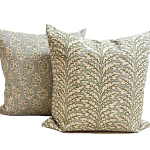 Sage Green Pillow Covers, Green Cotton Linen Pillow Covers, Bestselling Home Decor image 3
