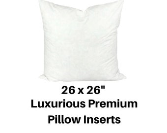 down euro pillow inserts 26x26