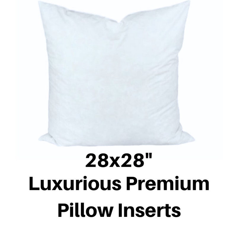 28x28 Euro Pillow Insert - Etsy