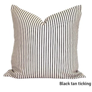 Tan Pillow Covers, Gray Pillow Covers, Grey Throw Pillow Covers, Tan Throw Pillow Covers for 20x20, 16x16 Pillows, 18x18 Pillows, All Sizes image 8