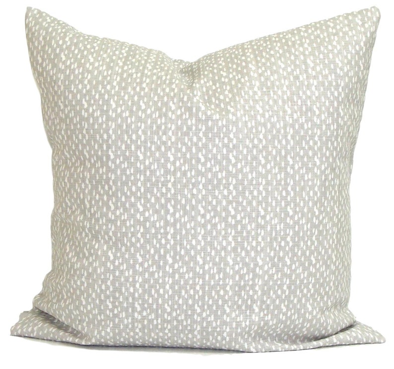Gray Throw Pillow Gray Pillow COVER Farmhouse Decor - Etsy