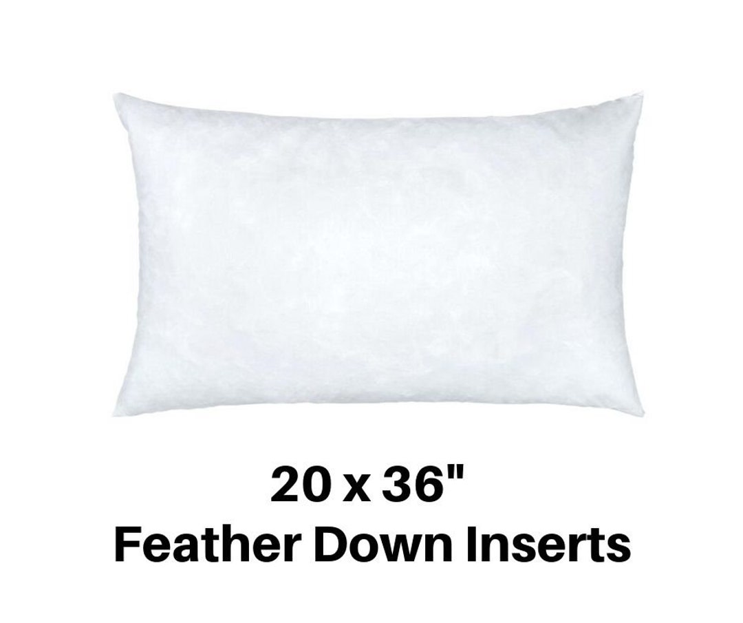 20x36 Pillow Insert, King Pillow, 20x36 Pillow Form, 20x36 Inch Feather ...