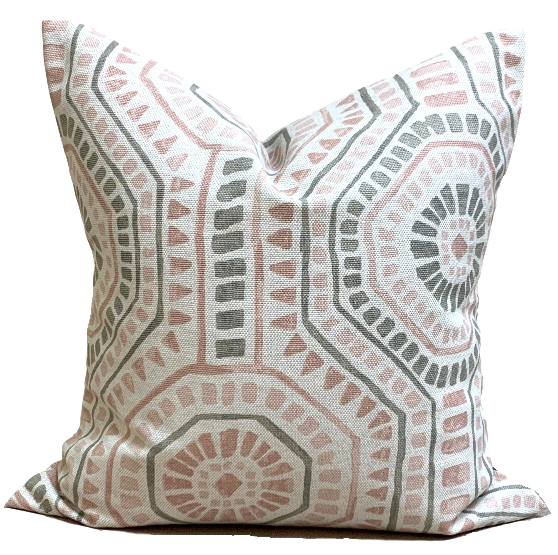 blush throw pillows