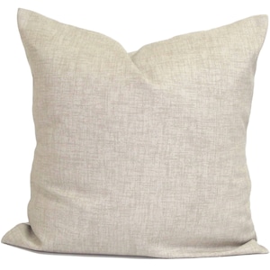 Solid Tan Pillow Cover, Tan Throw Pillow Cover, Tan Pillow Cover for 20x20 Pillow, 18x18 Pillow, 16x16 Pillow, All Sizes including Shams