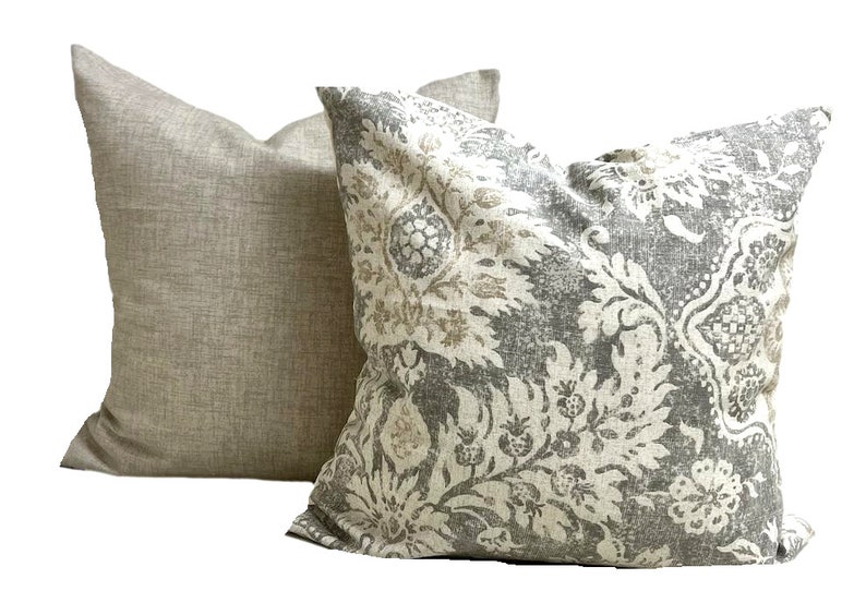 Fall Pillow Cover, Tan Decorative Pillow Cover for Any Size Insert image 5