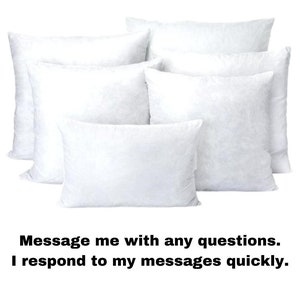 OUTDOOR Throw Pillow Insert, Outdoor Pillow Inserts, OUTDOOR Cushions, 12x16, 14x14, 16x16, 18x18, 20x20, 22x22, 24x24, ALL Sizes bild 6