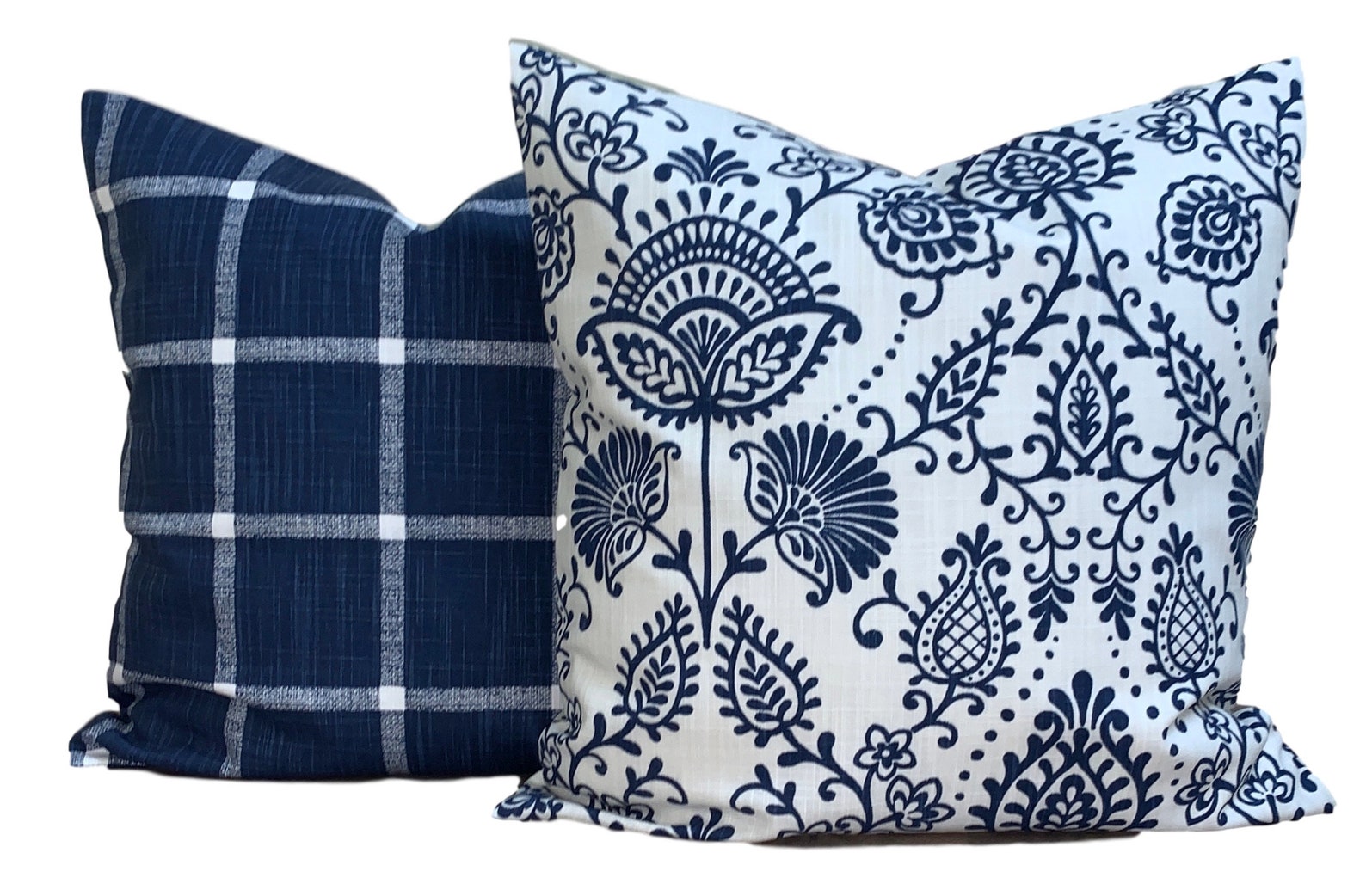 Blue Farmhouse Pillow. Blue Farmhouse Decor Blue Pillow Etsy