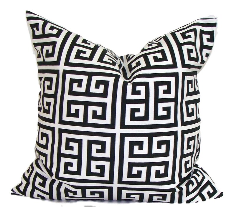 Black Pillow Covers for 20x20 Pillows Black Throw Pillows Decorative Pillow Covers