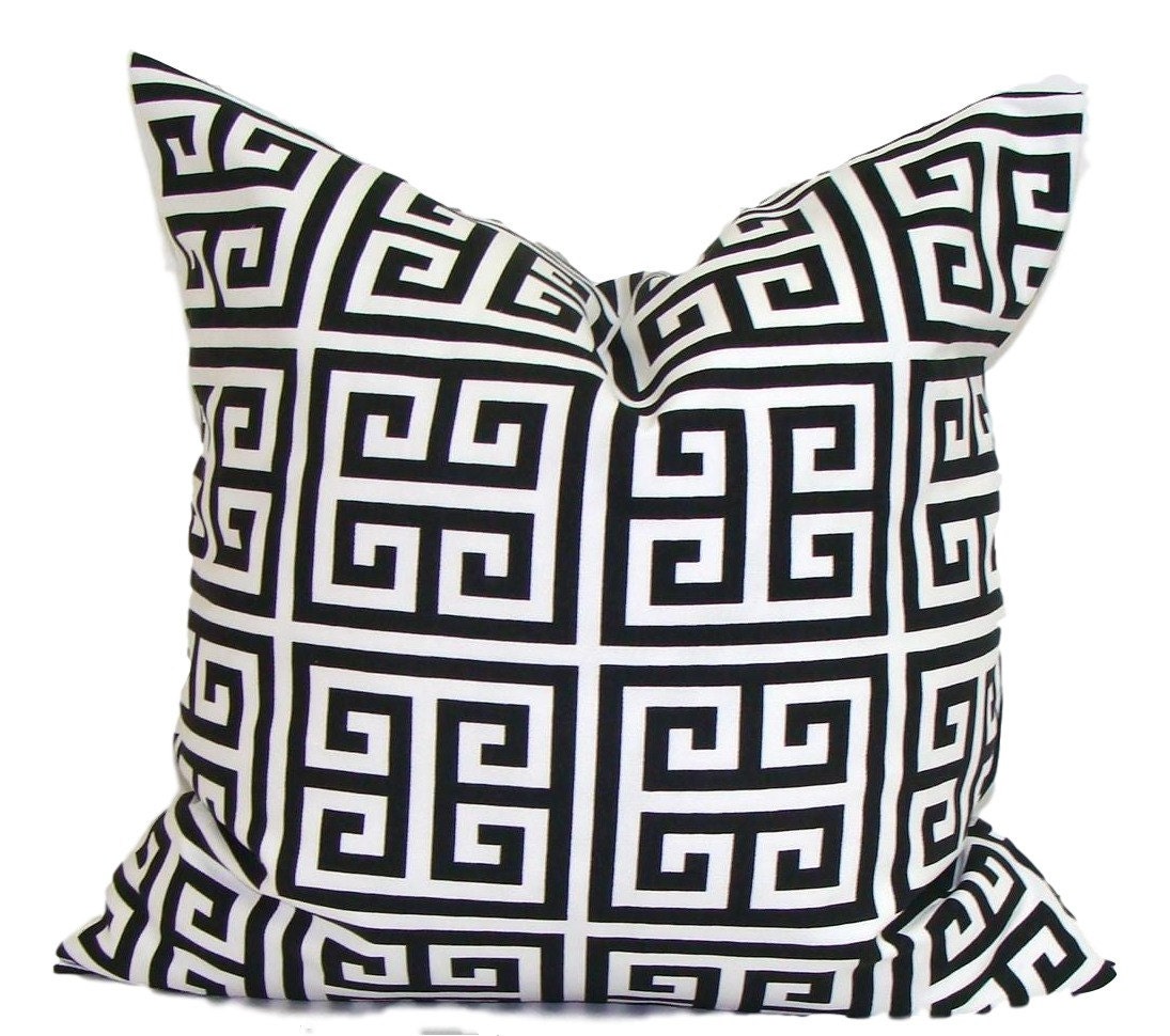 Black Pillow Covers for 20x20 Pillows Black Throw Etsy