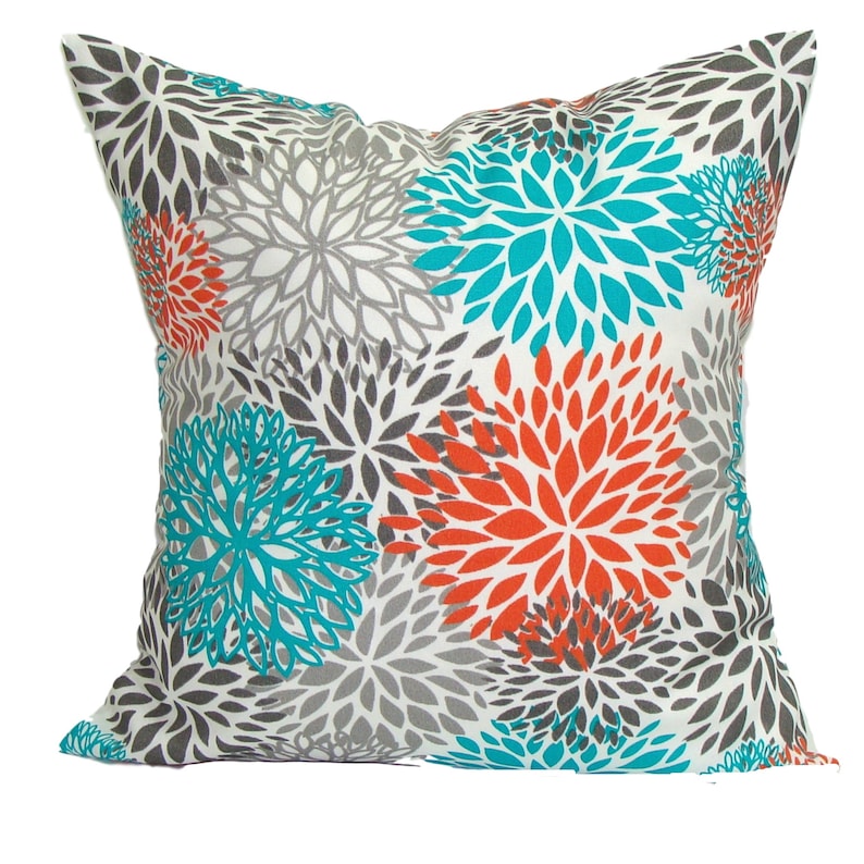 OUTDOOR Pillow Covers Nautical Pillow COVER Aqua Pillow Etsy