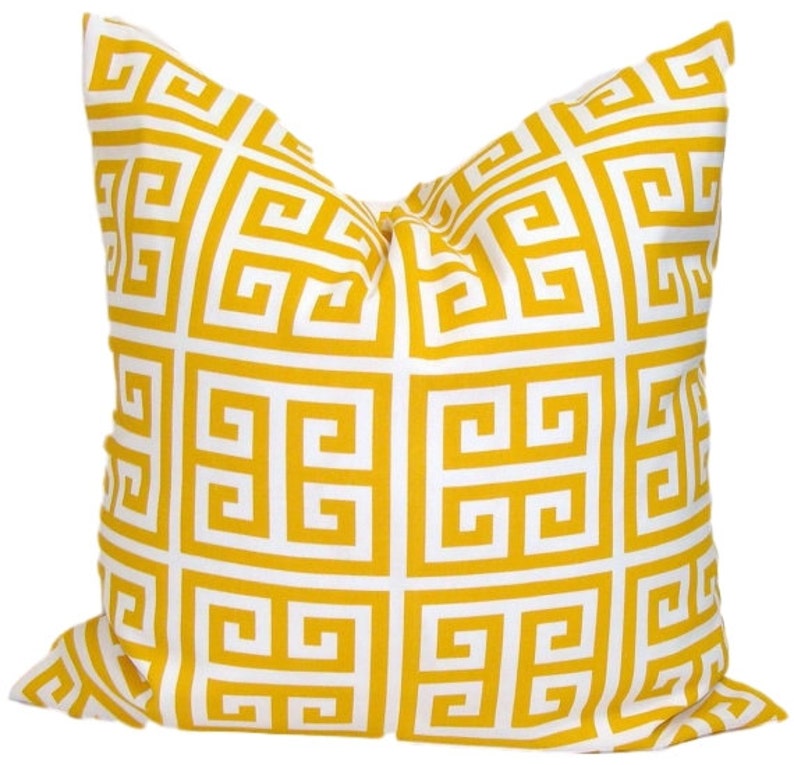 OUTDOOR Pillow Covers Orange Pillow Cover Yellow Pillow Etsy