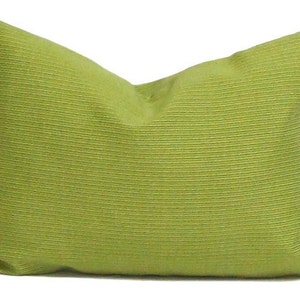 Green Pillow Sale, Solid Green Pillow COVERS, Green Lumbar Pillow, 12x16" or 12x18" Pillow Cover