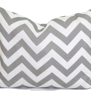 Gray Outdoor Pillow, Gray Throw Pillow COVER, Gray Lumbar Pillow Cover for a 12x16 Pillow Insert