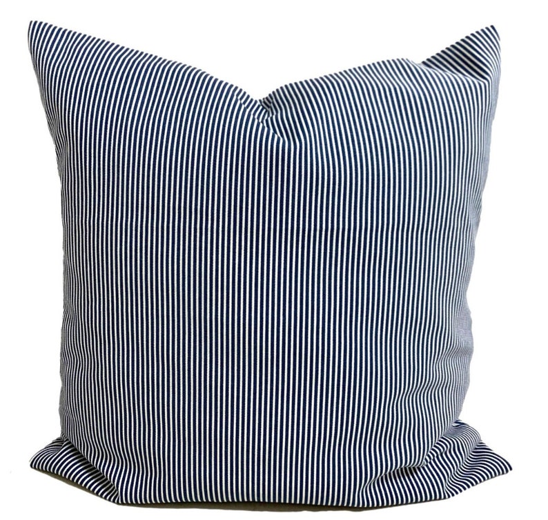 Blue Tan Pillow COVER, Blue Throw Pillows, Blue Gray Pillow Covers, Blue Euro Sham, Covers for 20x20, 18x18, 16x16 Pillows, ALL SIZES image 6