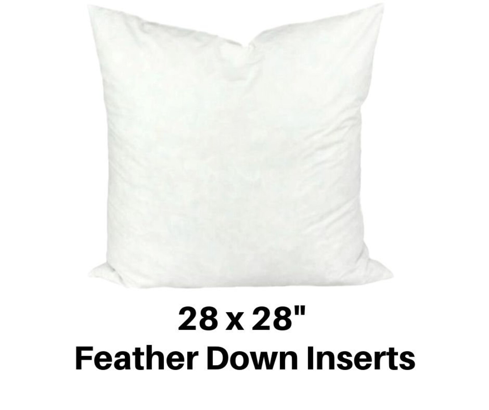 28x28 Pillow Insert Floor Pillow 28x28 Pillow Form 28 Inch Etsy