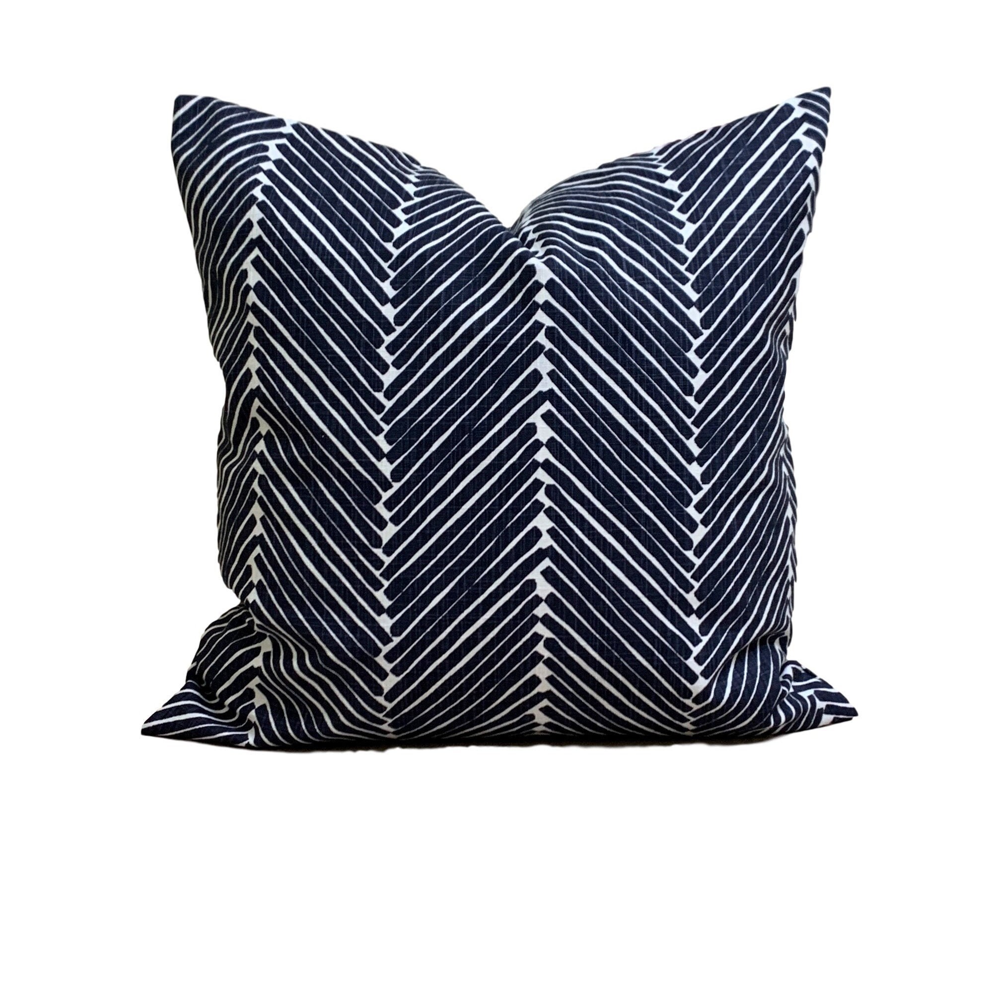 Navy Blue Pillow. Blue Decor, Blue Pillow Cover, Blue Euro Sham, Navy…