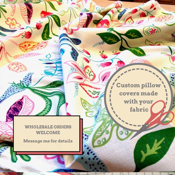 Custom Sewn Pillows, Custom Pillow COVERS, Custom Pillows Using Customer's Own Fabric, Including Wholesale Pillow Covers