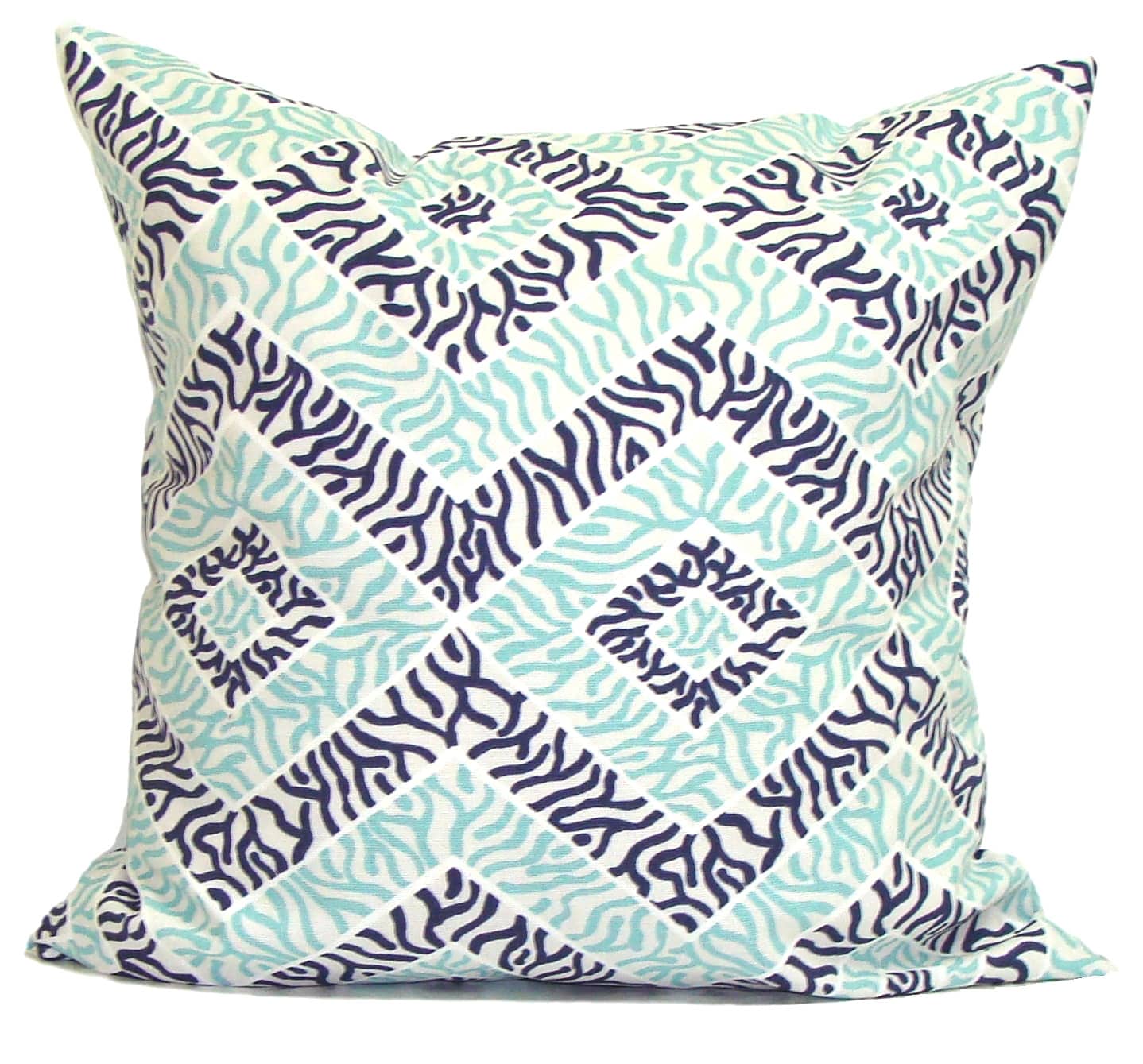 Aqua Pillow Cover Aqua Throw Pillow Cover Light Blue Pillow Etsy