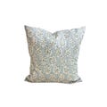 Green Pillow COVERS. Blue Green Throw Pillow Covers, Block Print Pillow Covers for 16x16, 20x20, 18x18 Pillows, ALL SIZES incl Euro Shams