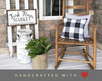OUTDOOR Black Pillow Covers, Farmhouse Pillow Cover, Black Outdoor Pillow Cover, Outdoor Farmhouse Decor