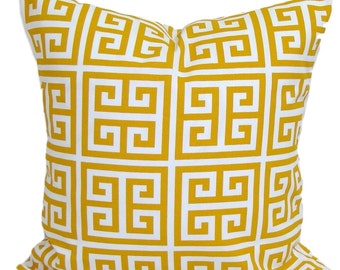 Yellow Outdoor Pillow Cover, Outdoor Yellow Pillow Cover, Yellow Throw Pillow Covers for 20x20 Pillow 16x16 Pillows 18x18 Pillows, All Sizes