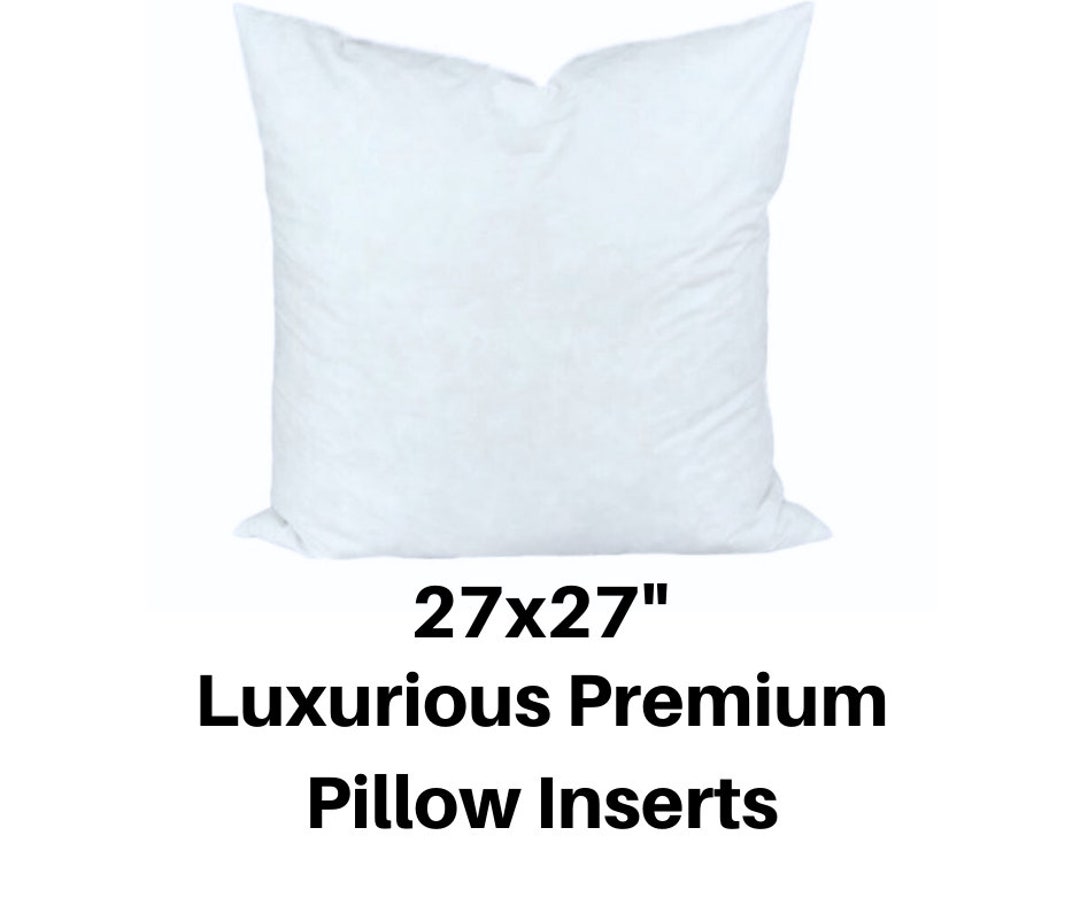 Euro Pillow Insert, 27x27 Euro Sham, 27x27 Euro Pillow, 27x27 Pillow