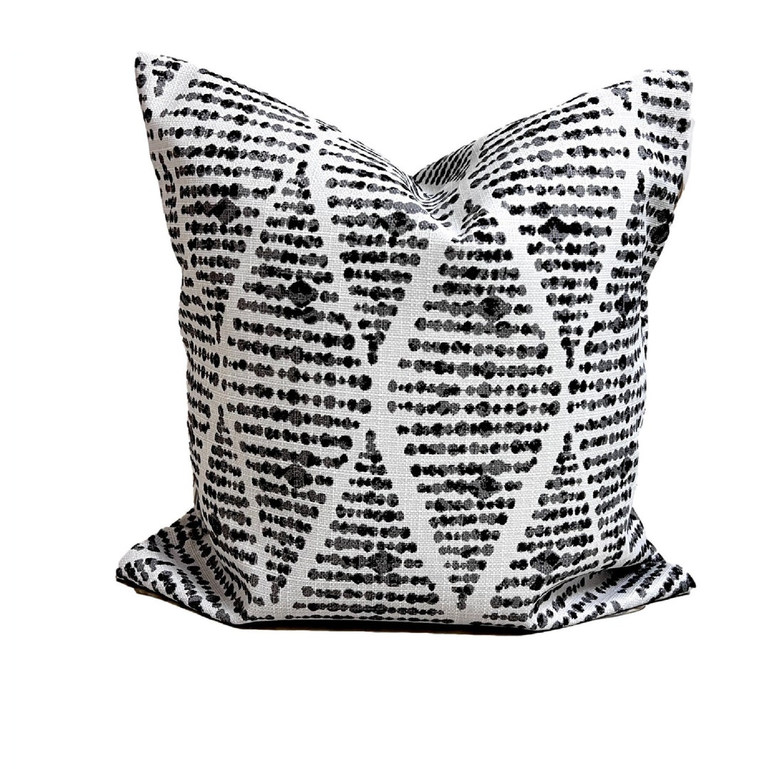 Gray OUTDOOR Pillows Black OUTDOOR Pillow Covers Grey Outdoor Etsy