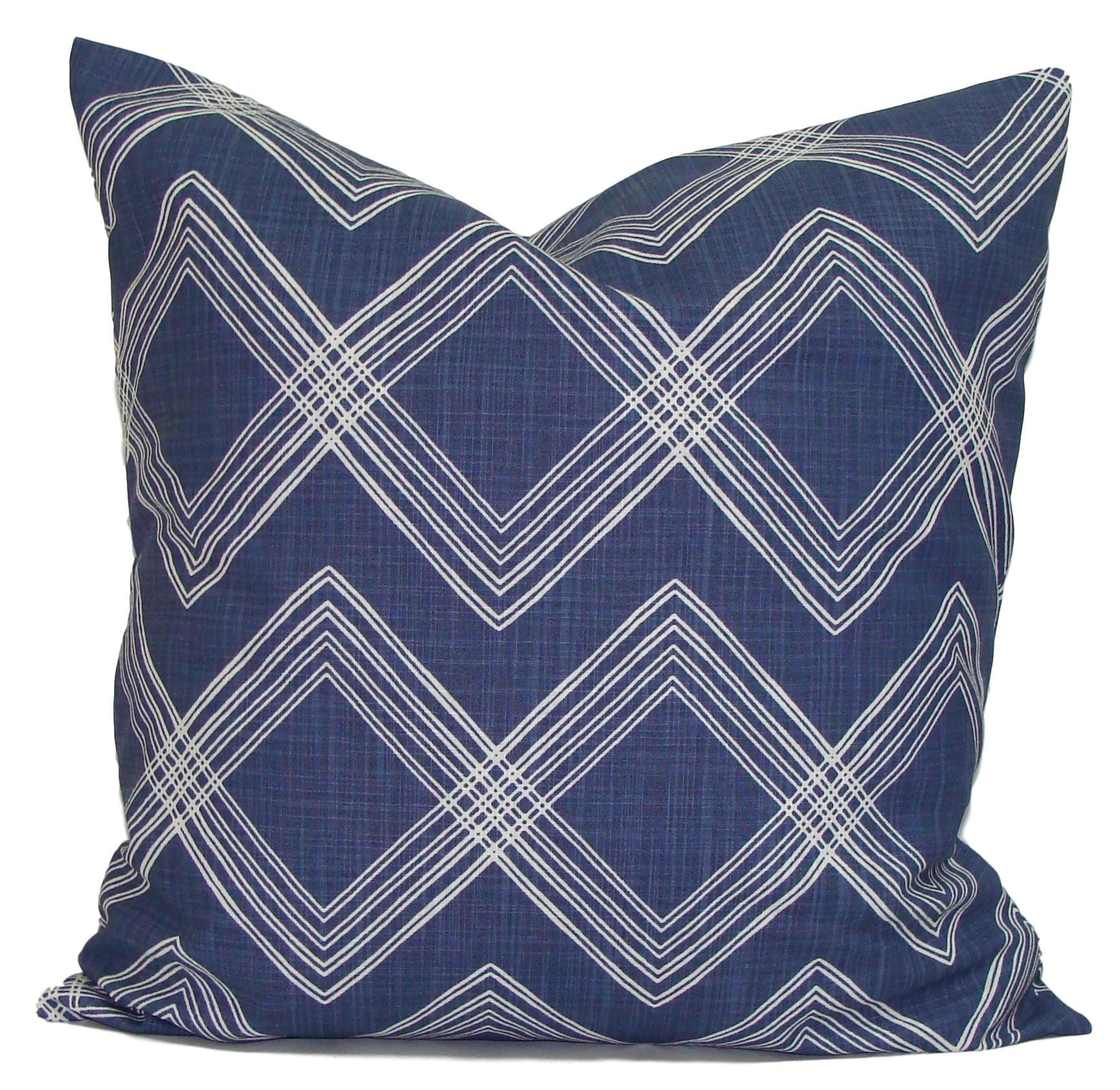 Solid Navy Pillow COVERS for 20x20 Pillow Inserts, Solid Blue Pillow Cover,  Solid Navy Throw Pillows for 20x20 Inserts 