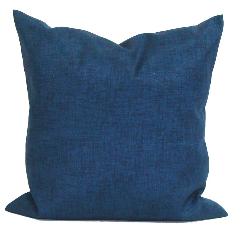 Blue Outdoor Pillows Navy Outdoor Pillows Nautical Pillow Etsy