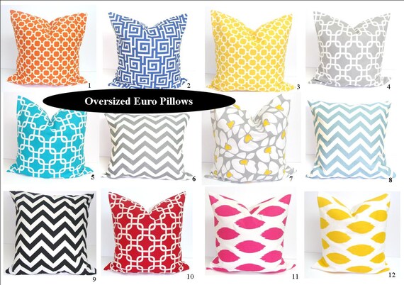 Items Similar To Pillows Euro Pillows 26x26 Inch Pillows Pillow