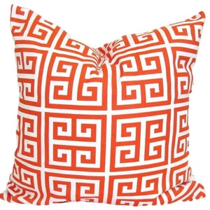 Outdoor Pillow Covers, Yellow Pillow Covers, Orange Pillow Cover, Blue Pillow Covers for 20x20, 18x18, 16x16 Inserts, ALL SIZES image 2