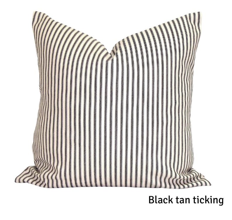 Herbstliche Kissenbezüge, schwarze und beige Kissenbezüge für Kissenfüllungen jeder Größe Bild 7