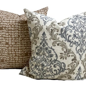 Fall Pillow Cover, Tan Decorative Pillow Cover for Any Size Insert image 3