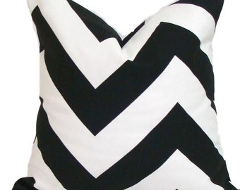 Black Throw Pillow Sale, Black White Pillow COVER, Black Decorative Pillow Cover Sale