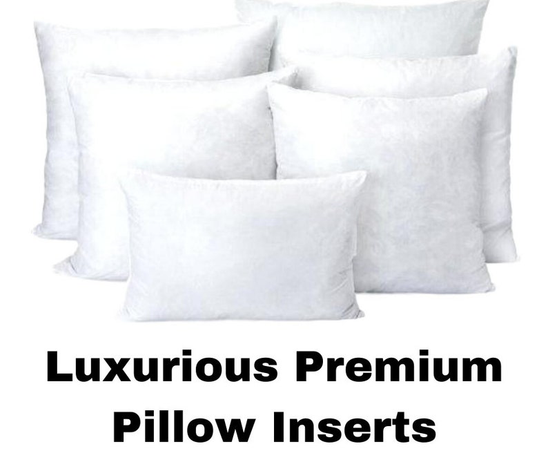 Down Alternative Pillow Inserts, ALL SIZES, Hypoallergenic Pillow, Pillow Forms, SYNTHETIC Down Pillow Inserts