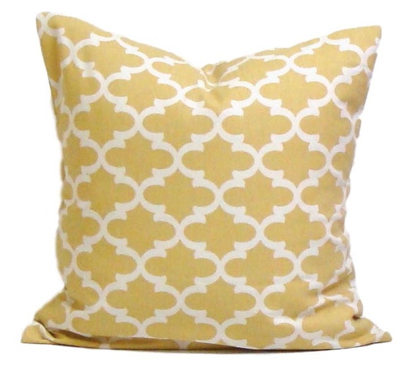 Yellow Pillow Cover Yellow Throw Pillow Cover Pale Yellow Etsy