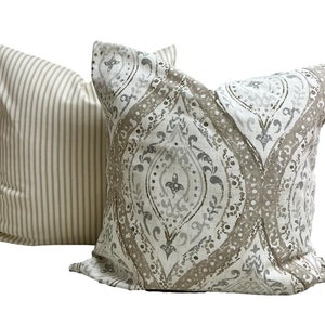 Fall Pillow Cover, Tan Decorative Pillow Cover for Any Size Insert image 6
