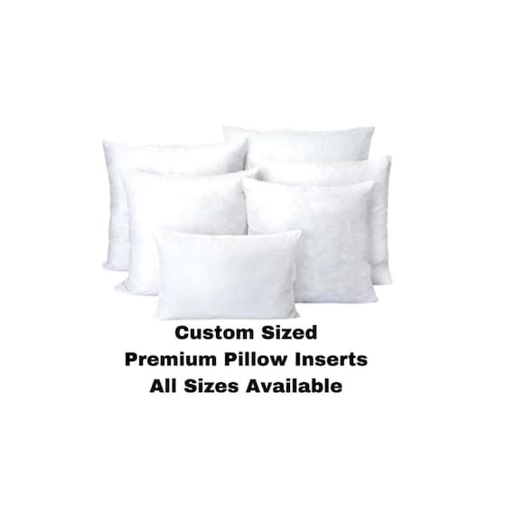 Custom Pillow Inserts, Custom Throw Pillow Inserts, Custom Size Pillow Inserts, Hypoallergenic Pillow, SYNTHETIC Down Pillows,  ANY SIZE