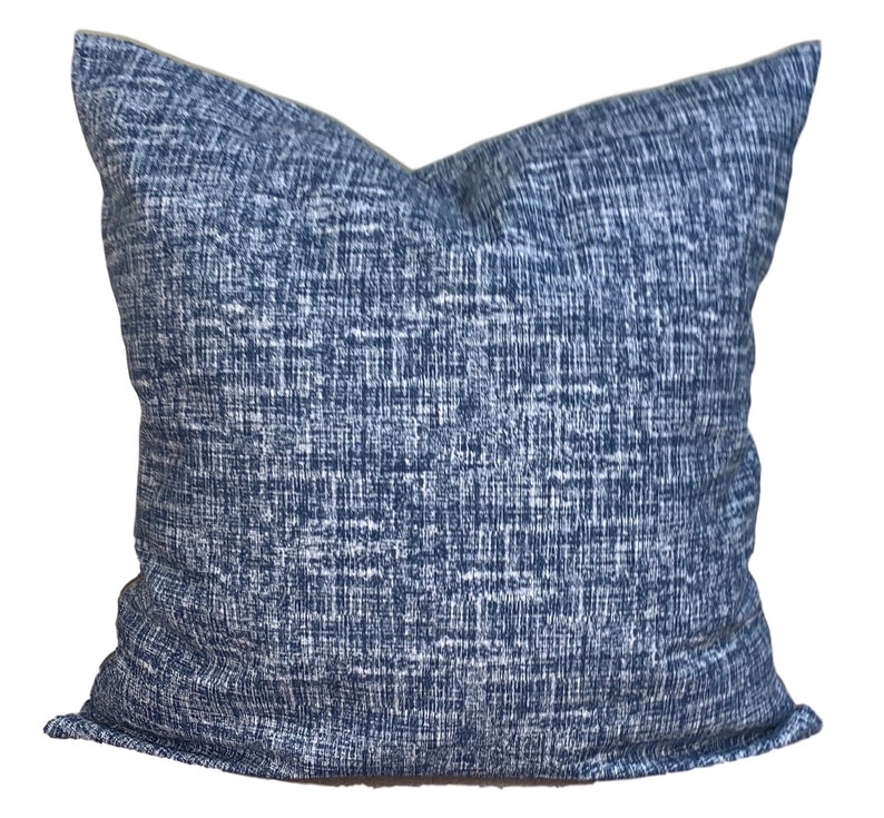 indigo blue pillow covers