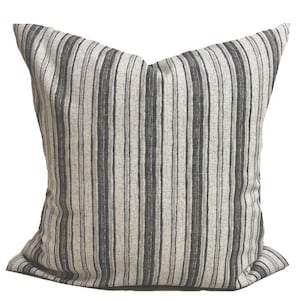 Copricuscino GRIGIO Copricuscino grigio, Copricuscino a righe grigie per cuscino 20x20, cuscino 18x18, cuscino 16x16, tutte le misure incl. Euro