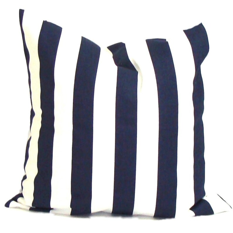 Navy Blue Pillows Pillow Covers for 22x22 Inch Pillows Blue Etsy