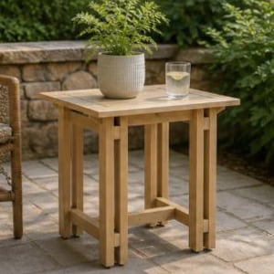 DIY sidobordsplan: Träbearbetningsplaner (PDF-nedladdning)
