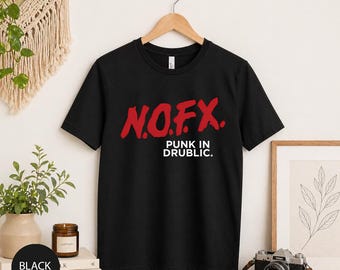 NOFX Punk In Drublic T Shirt, Vintage Punk Rock Tee, Retro Band Graphic Shirt, 90s Skate Punk Tee, Unisex Music Gift