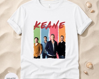 Keane Band Shirt, British Rock Band Tee, Indie Rock Graphic T Shirt, Vintage Alternative Music Tee, Retro Keane Fan Shirt