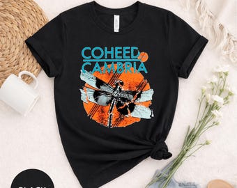 Coheed and Cambria T-Shirt, Dragonfly Band Shirt, Alternative Rock Graphic Tee, Music Fan Apparel, Unisex Concert Shirt Gift