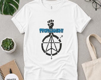 Propagandhi Punk Band T Shirt, Retro Punk Rock Tee, Vintage Anarchist Graphic Shirt, Political Punk Music Tee, Unisex Fan Gift